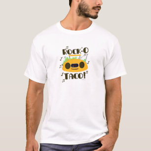 T-shirt Rock Taco Funny Mexicain Food Music Logo