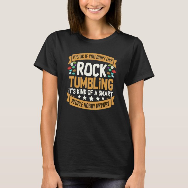 T-shirt Rock Tumbling Stone Polish Kit Beginner Machine (Devant)