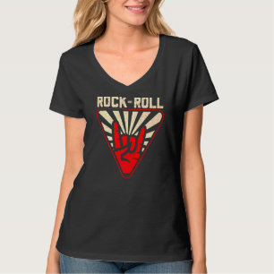 T-shirt Rock vintage Et Roll Music Retro Rock Et Roll 1