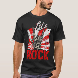 T-shirt Rock Vintage Rock And Roll Music Lovers 1608