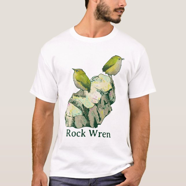 T-shirt Rock Wen birds Nouvelle-Zélande (Devant)