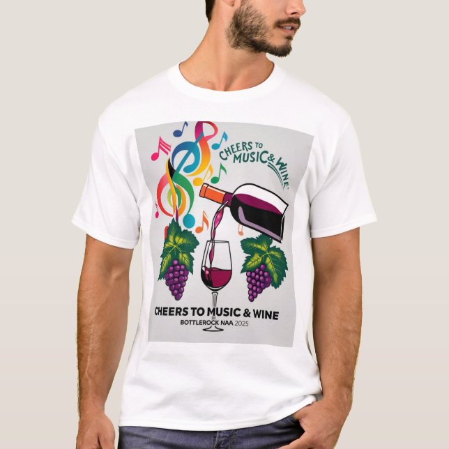 T-shirt Rock & Wine BottleRock Festival Exclusive Tee (Devant)