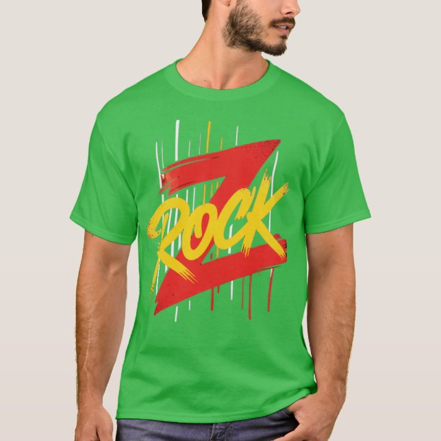 T-shirt Rock Z vintage (Devant)