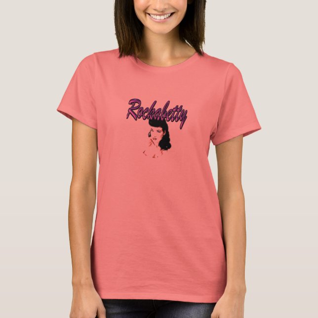 T-shirt Rockabetty Portrait (Devant)