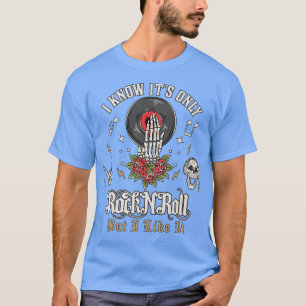 T-shirt Rockabilly des années 50 Rock N Roll DJ Musique sq
