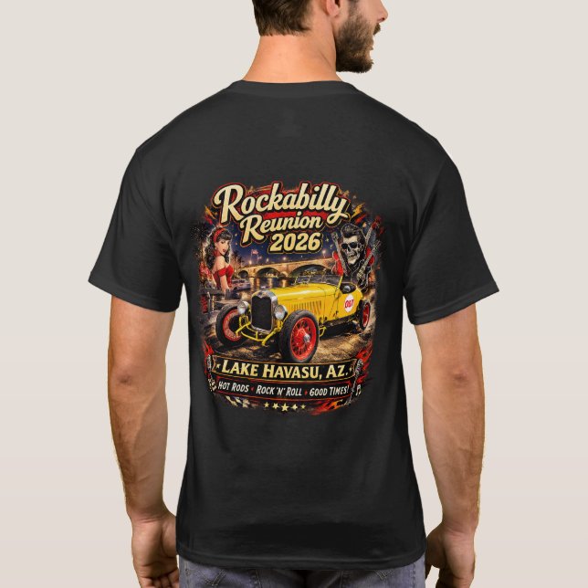 T-shirt Rockabilly Reunion 2026 tumbler (Dos)