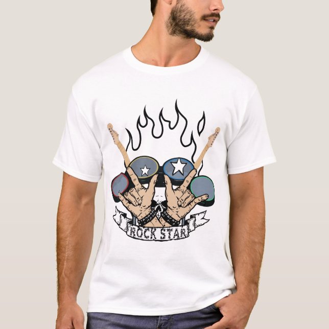 T-shirt Rockband (Devant)