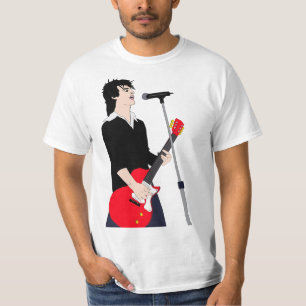 T-shirt Rocker Guy Guitar Player Musique Art