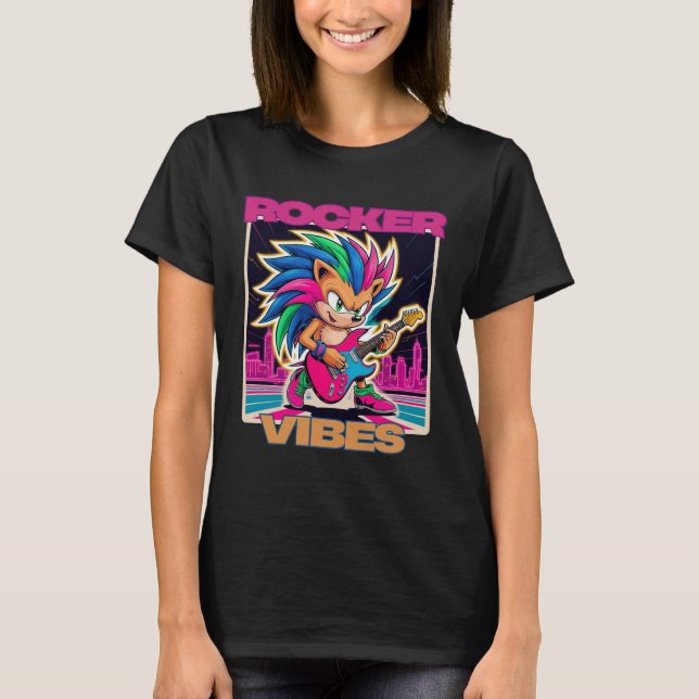 T-shirt Rocker Hedgehog (Devant)