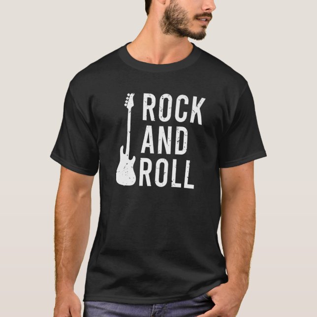 T-shirt Rocker Rock and Roll (Devant)