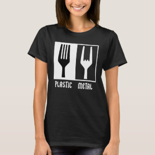 T-shirt Rocker Rock Metal Plastic Fork Rock Music