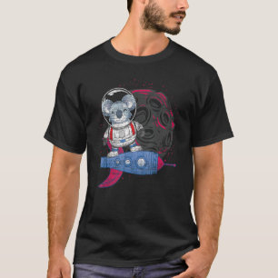 T-shirt Rocket Animal Espace Extérieur Zoo Animal Astronau
