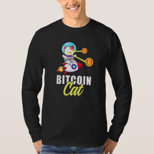 T-shirt Rocket Bitcoin Chat Laser Eyes Pièces Cryptomonnai