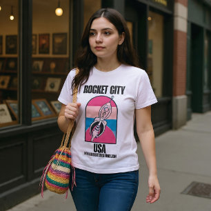 T-shirt Rocket City 3