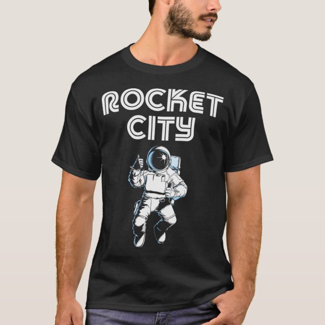 T-shirt Rocket City - Huntsville Al Alabama (Devant)