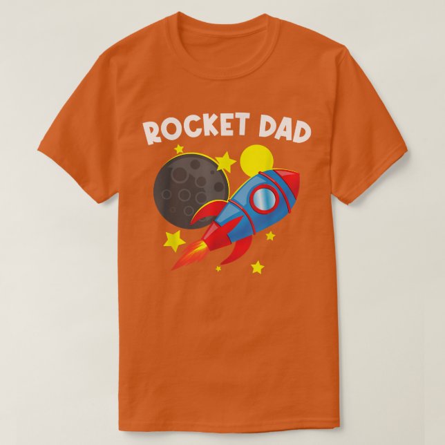 T-shirt Rocket cool Pour Papa Père Rockets Espace Navire (Design devant)