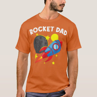 T-shirt Rocket cool Pour Papa Père Rockets Espace Navire