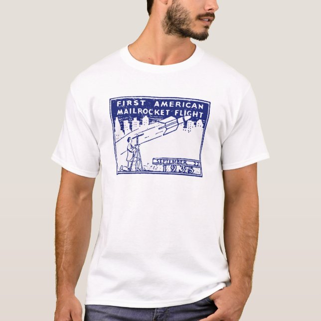 T-shirt Rocket Mail américain 1935 (Devant)