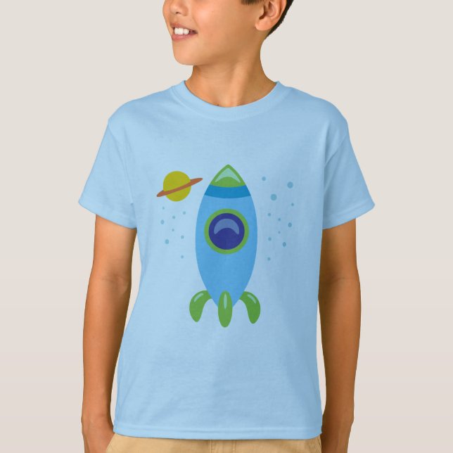 T-shirt Rocket Retro (Devant)