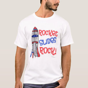 T-shirt Rocket Slides Rock Fun Playground Cartoon