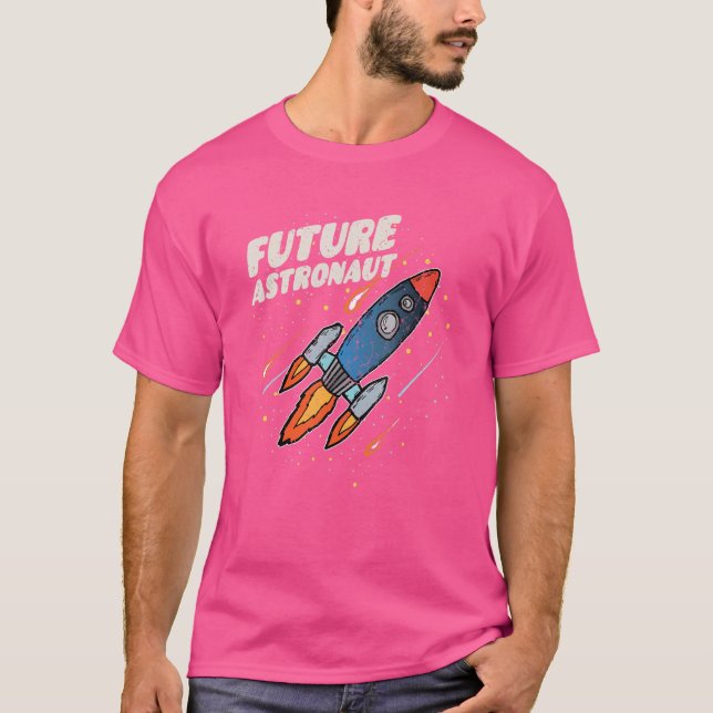 T-shirt Rocket Space Travel Astronomy Scientist Future Ast (Devant)