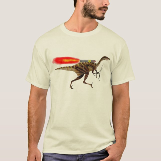 T-shirt Rocket Velociraptor Shirt (Devant)