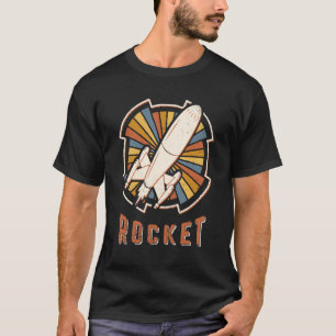T-shirt Rocket Vintage Classic Retro Love