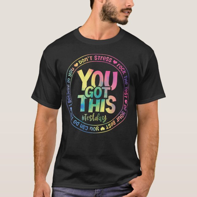T-shirt Rockez Le Test Jour De Test Des Enseignants Vous Y (Devant)