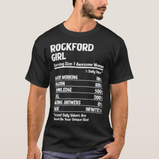 T-shirt Rockford Girl