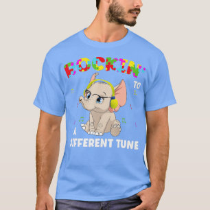 T-shirt Rockin À Différentes Danses Dansantes Eléphant Aut