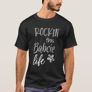 T-shirt Rockin Cette Babcie Life Pologne grand-mère polona
