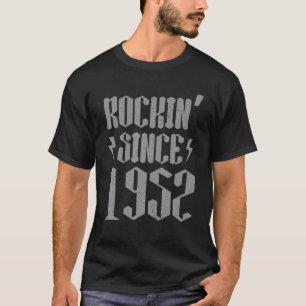 T-shirt Rockin Depuis 1952 T 70E Anniversaire Rock N Roll