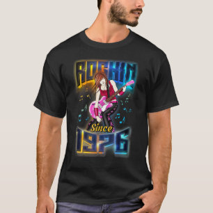 T-shirt Rockin depuis 1976 Rock Music 46e anniversaire