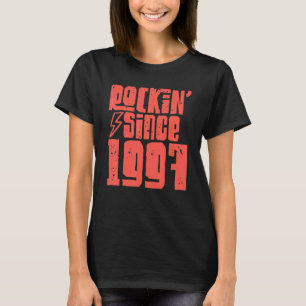 T-shirt Rockin depuis 1997 Classic Vintage Rock Music 1997