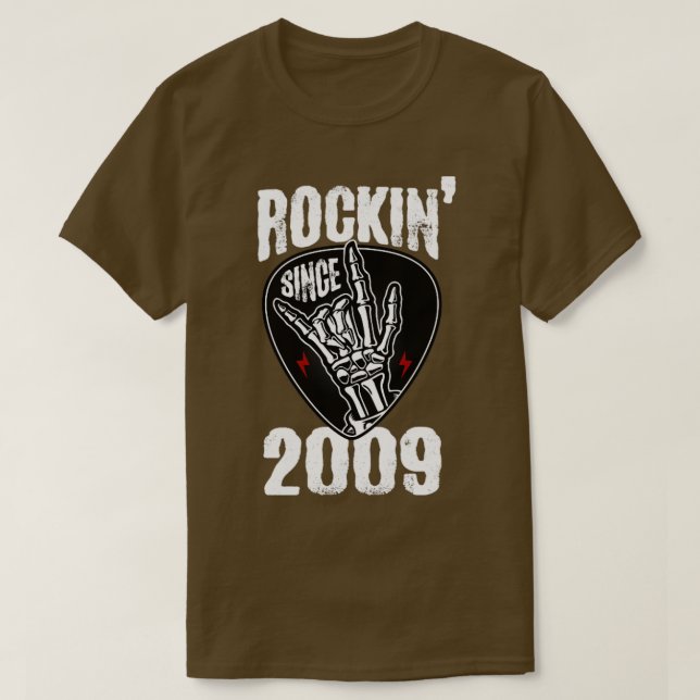 T-shirt Rockin depuis 2009 (Design devant)