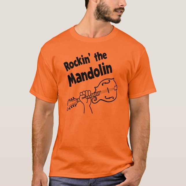 T-SHIRT ROCKIN' LA MANDOLINE (Devant)