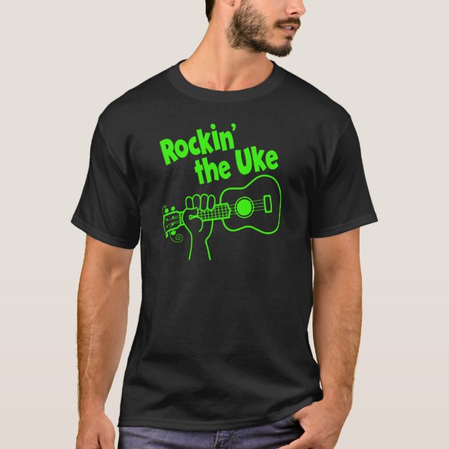 T-SHIRT ROCKIN' L'UKE (Devant)