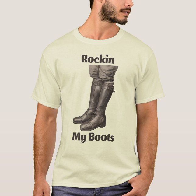 T-shirt Rockin My Boots (Devant)