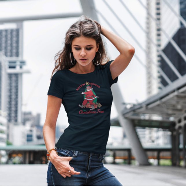 T-shirt Rockin Père Noël (Créateur téléchargé)