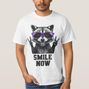 T-shirt Rockin' Raccoon : Raccoon drôle dans Sungl