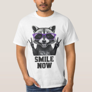 T-shirt Rockin' Raccoon : Raccoon drôle dans Sungl