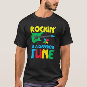 T-shirt Rockin To Different Tune Musique de Guitare Enfant