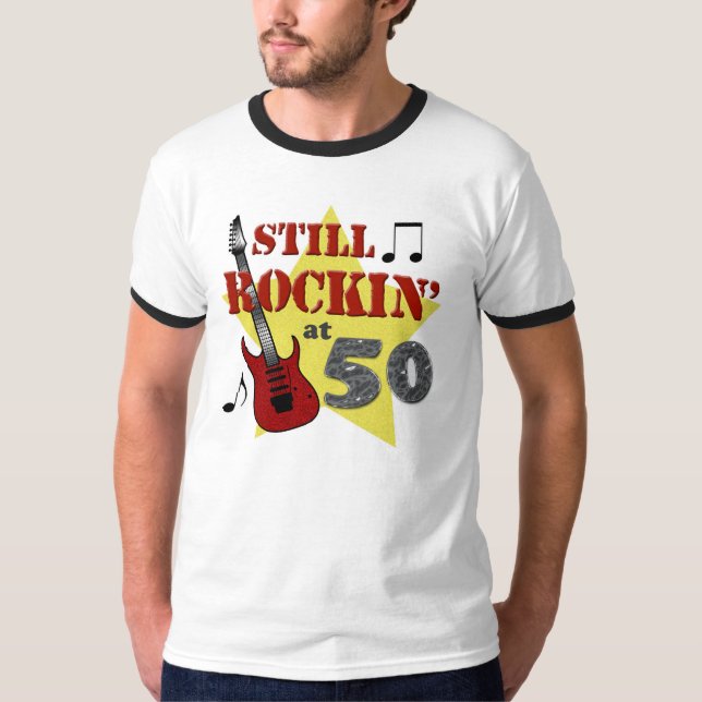 T-shirt Rockin toujours à 50 (Devant)