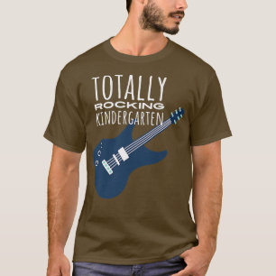 T-shirt Rocking Kindergarten Enfants Jeune Guitare Enseign