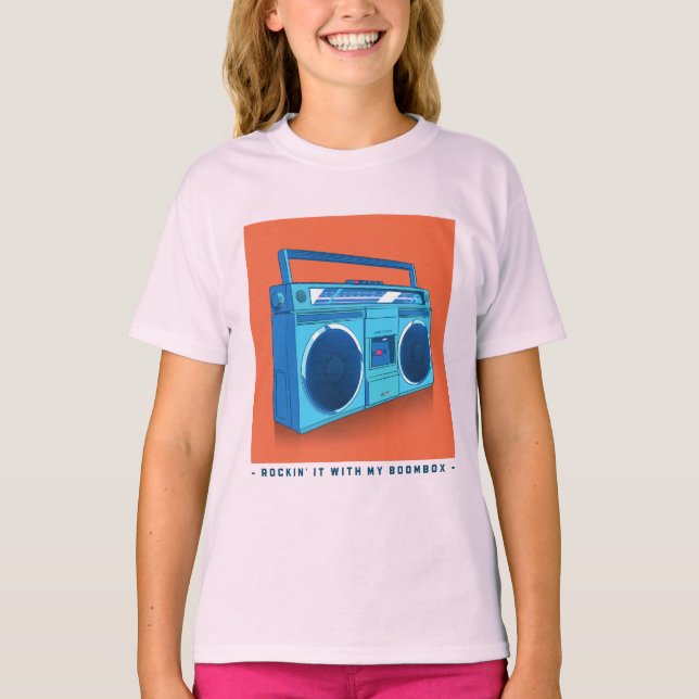 T-shirt Rockin'it With my Boombox (Devant)