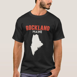 T-shirt Rockland Maine USA State America Travel Mainer