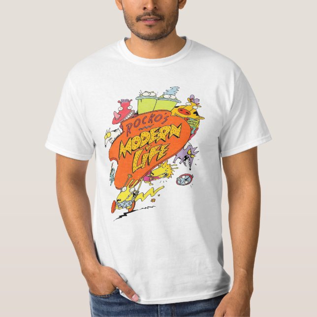 T-shirt Rocko's Modern Life drôle (Devant)