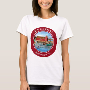 T-shirt Rockport Harbour Massachusetts Nouvelle-Angleterre