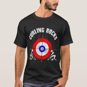 T-shirt Rocks de curling