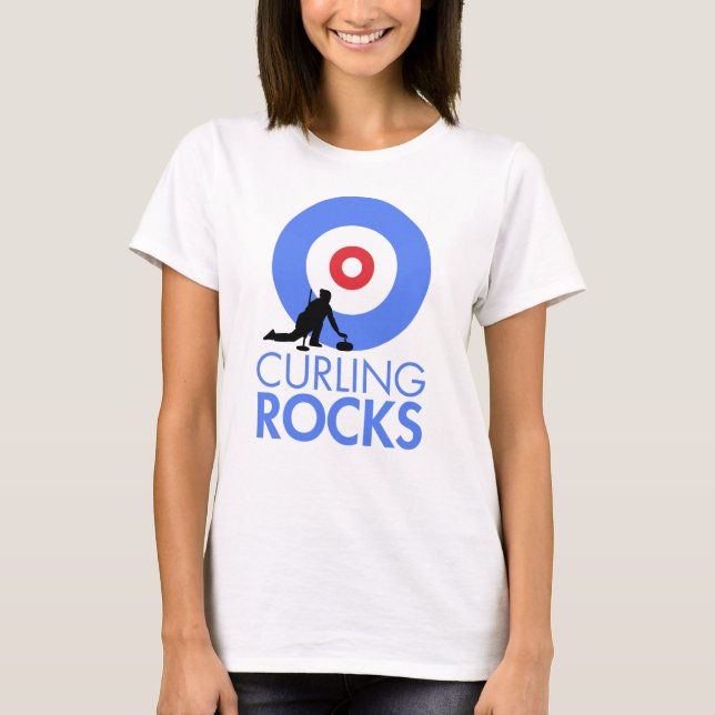 T-shirt Rocks de curling (Devant)